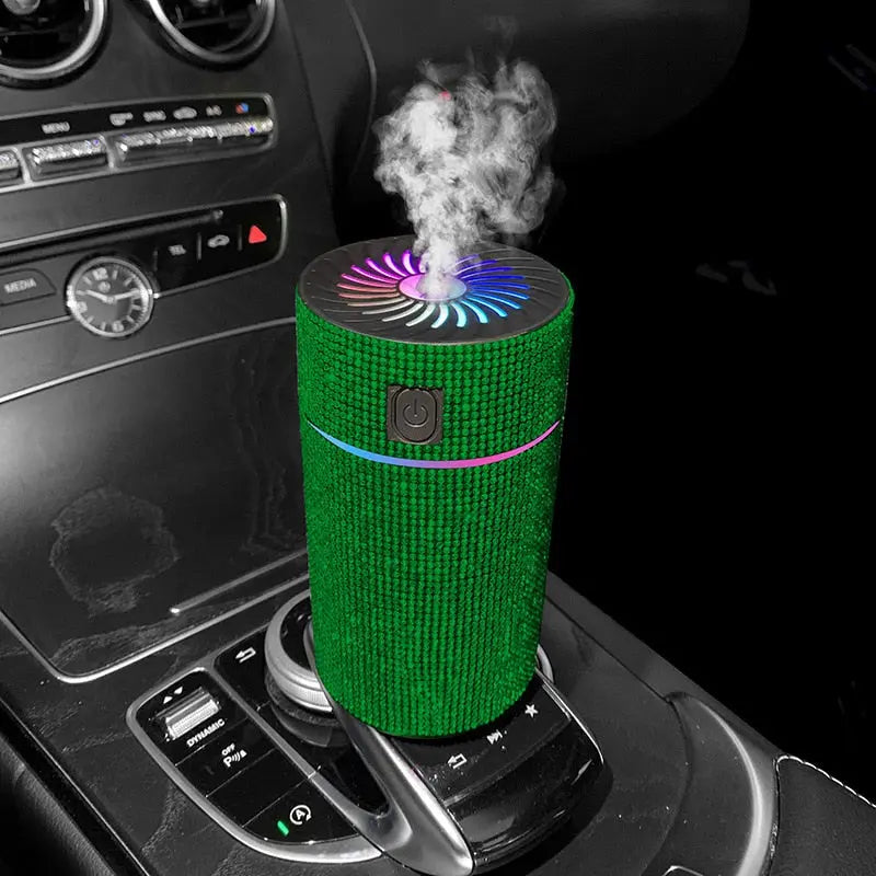 Diamond Car Diffuser Humidifier with LED Light