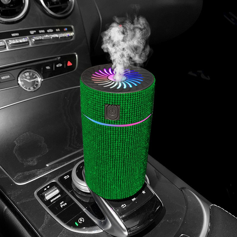 Diamond Car Diffuser Humidifier with LED Light 