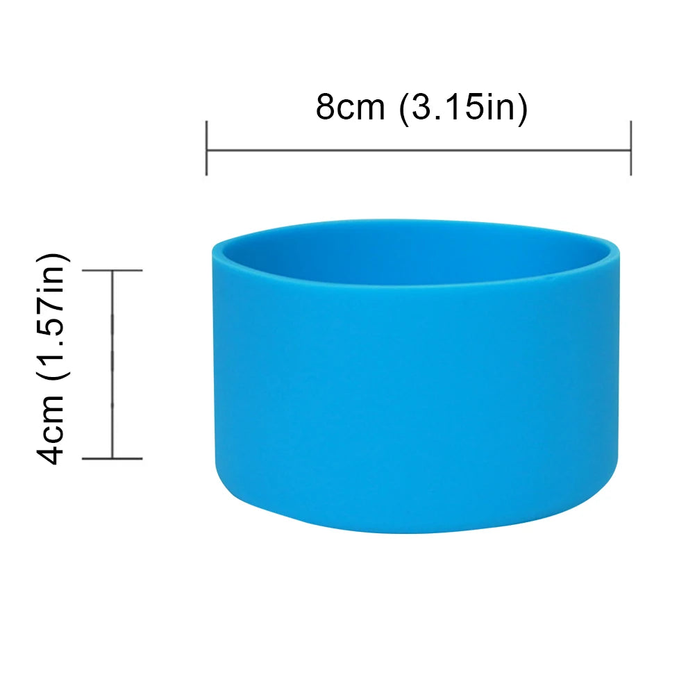 Stanley Blue cylindrical object with measurements on a white background