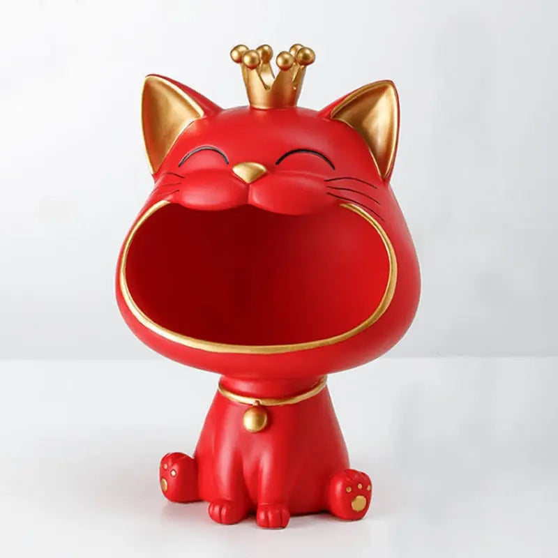Big Mouth Cats Storage Box red