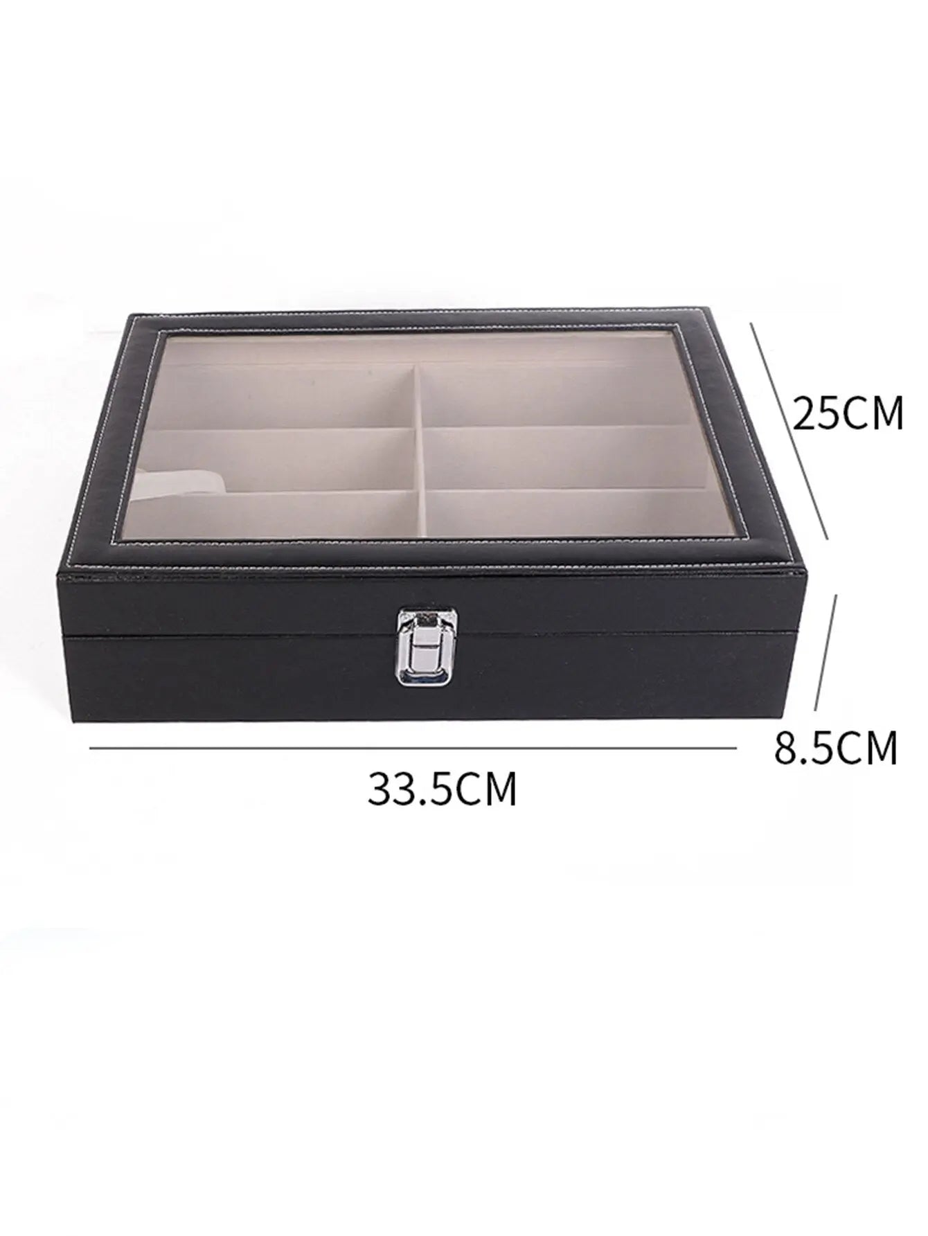 PU Leather 8-Pair Eyeglass Sunglasses Storage Organizer