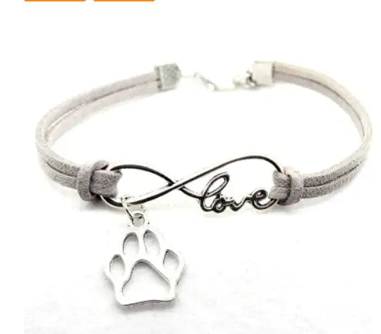 Rope Bracelet With Charms white