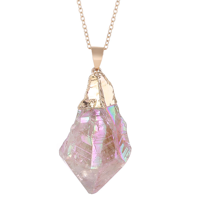 Natural Crystal Tooth Pendant Pure Ember