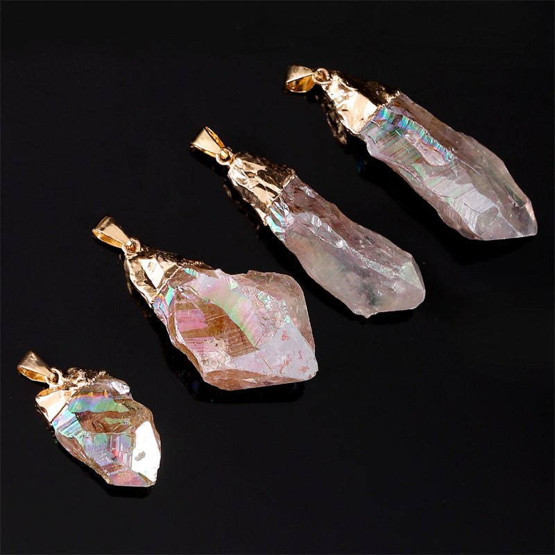 Natural Crystal Tooth Pendant Pure Ember
