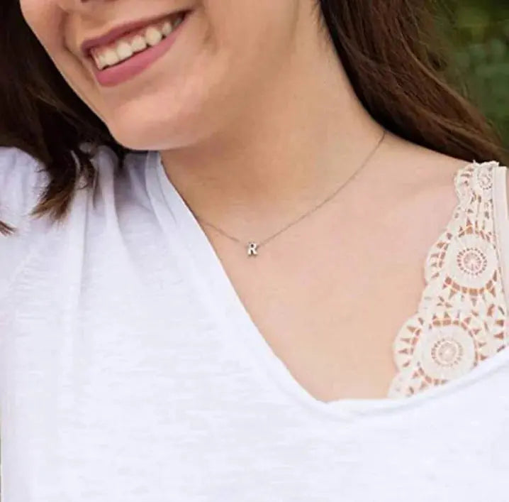Initial Pendant Charms Necklace Pure Ember