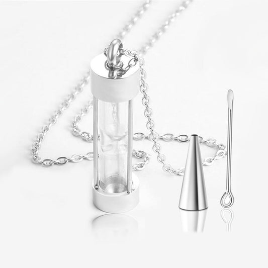 Eternal Hourglass Urns Necklace For Ashes Cremation Pendant