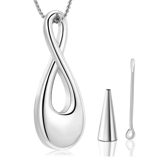 |<none>|1005002558376312Infinity Memorial Stainless Steel Necklace For Human/Pet Ashes