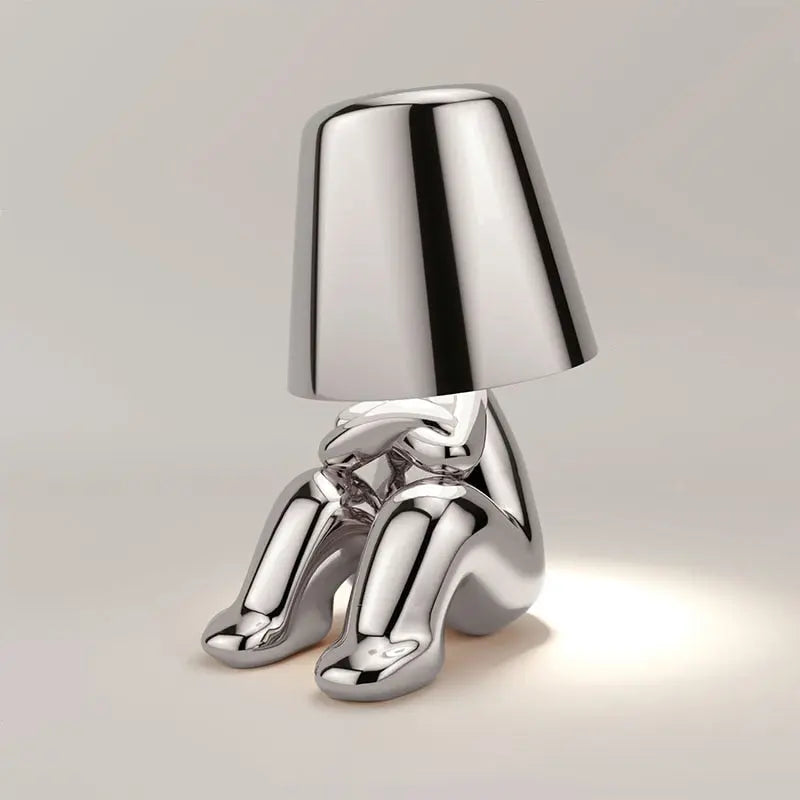Little Golden Man Table Lamp - Pure Ember