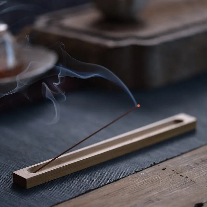 Wood Incense Stick Holder 23cm Line Incense