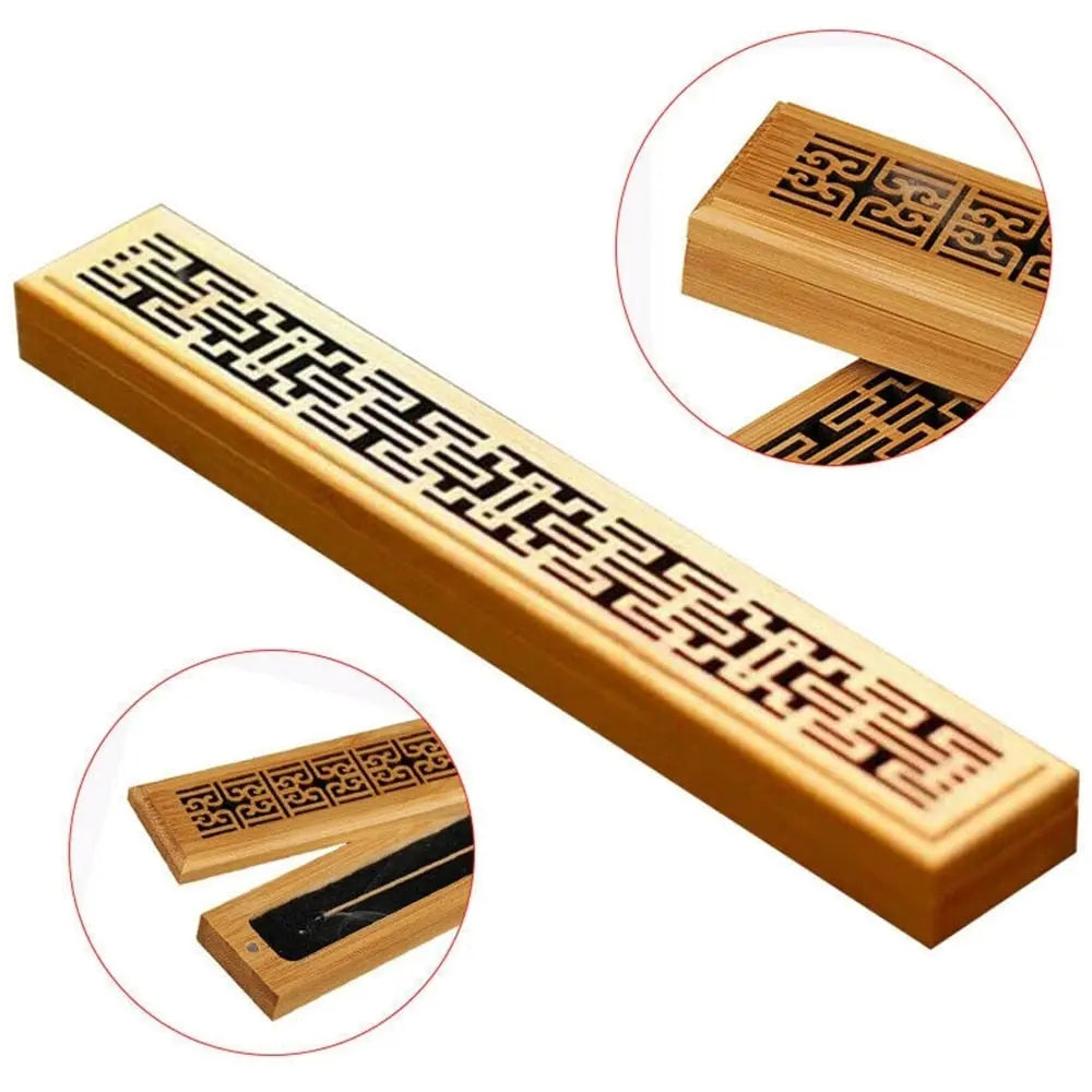Bamboo Wooden Incense Burner