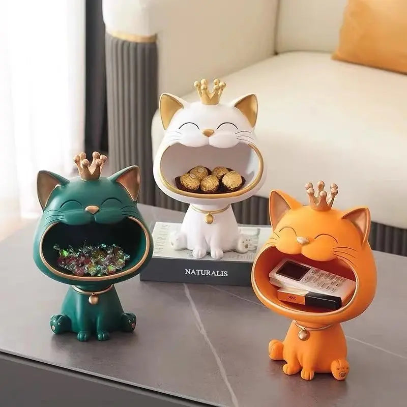 Big Mouth Cats Storage Box green white orange