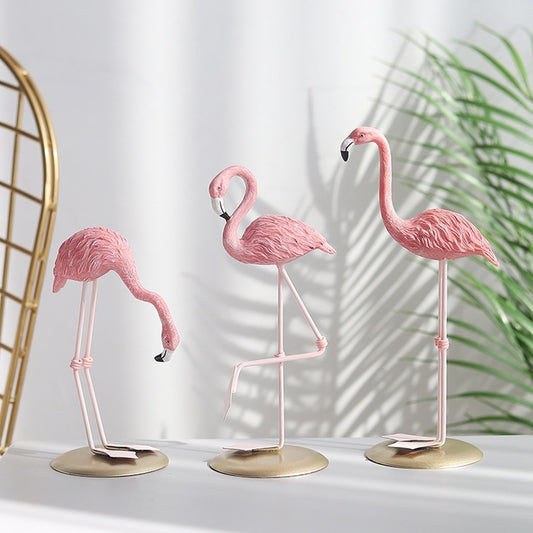 Nordic Style Flamingo Figurine