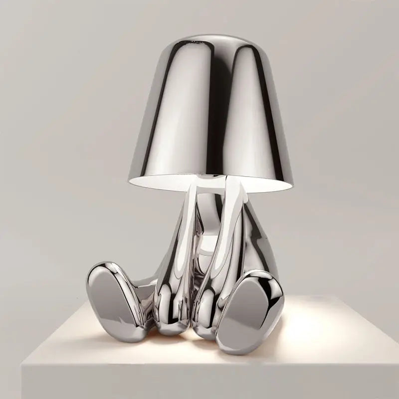 Little Golden Man Table Lamp - Pure Ember