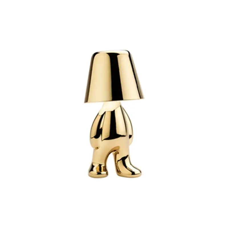 Little Golden Man Table Lamp - Pure Ember