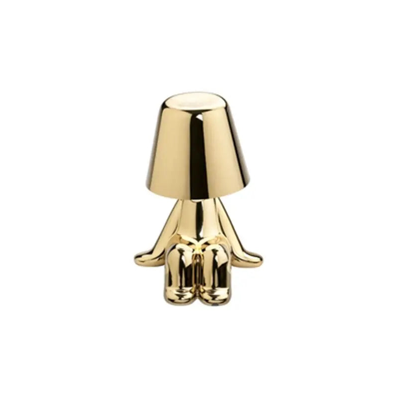 Little Golden Man Table Lamp - Pure Ember
