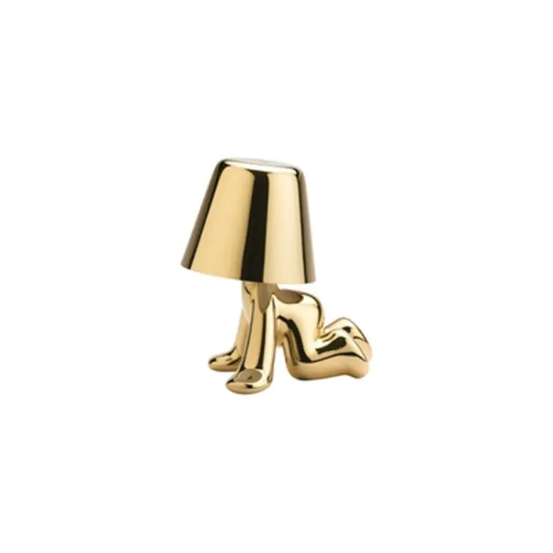 Little Golden Man Table Lamp - Pure Ember