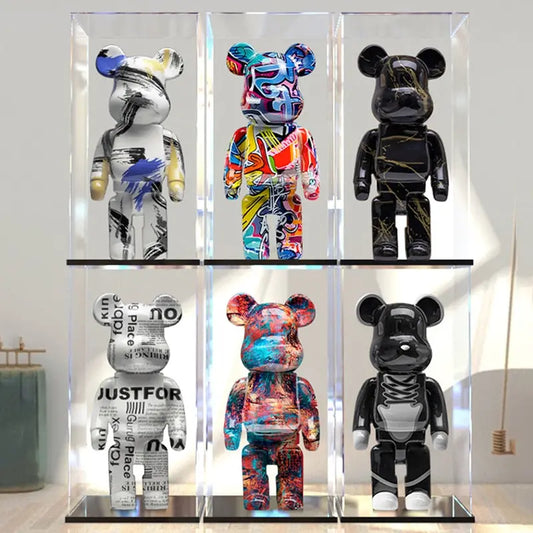 Nordic Bearbrick Bear Statues and Sculptures Graffiti Ornaments