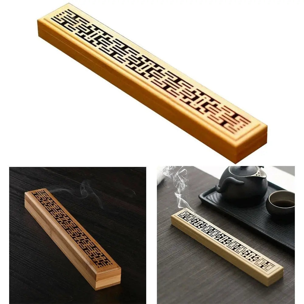 Bamboo Wooden Incense Burner - Multiple Options - Pure Ember