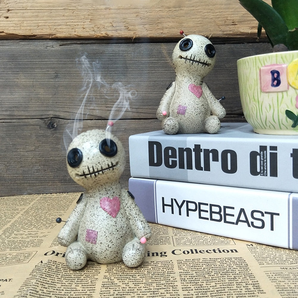 Voodoo Doll Cone Burner Incense Burner - Right Facing