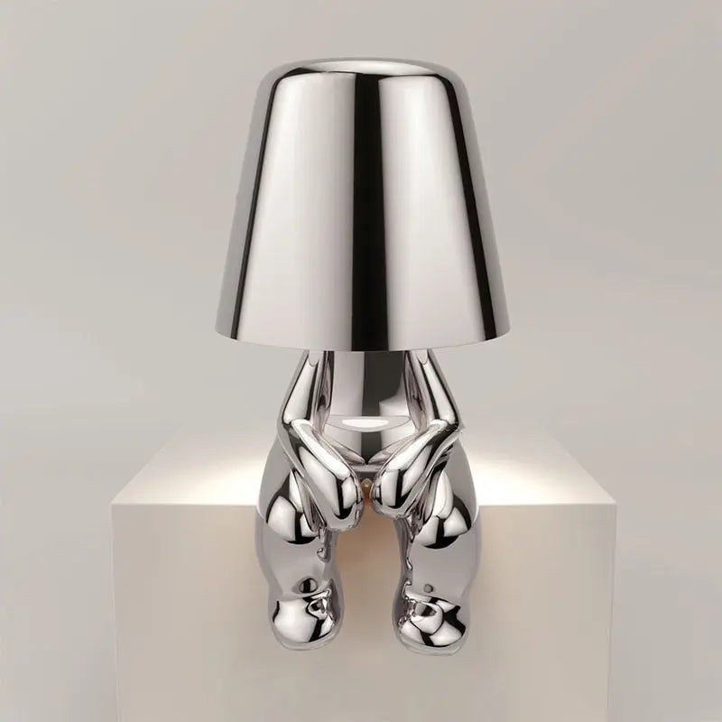 Little Golden Man Table Lamp - Pure Ember