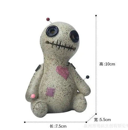 Voodoo Doll Cone Burner Incense Burner - Right Facing