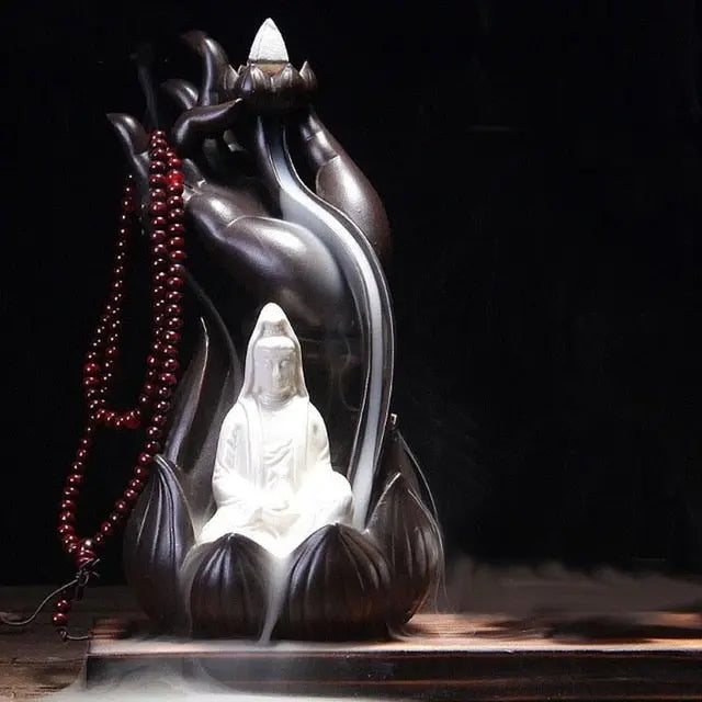 Traditional Buddha's Hand Backflow Incense Waterfall Burner