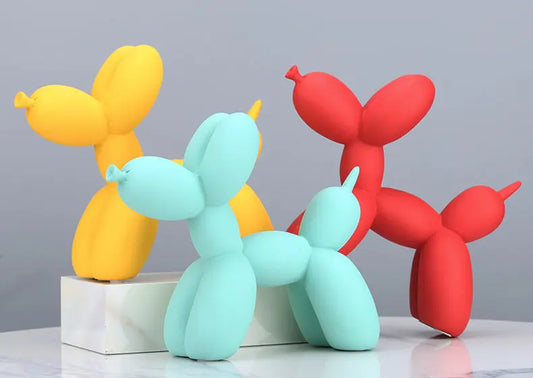 Matte Balloon Dog Statue
