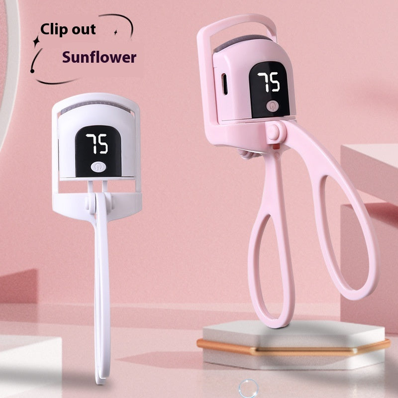 Electric Ironing Heating Eyelash Curler Portable Eyelash Curler Pure Ember