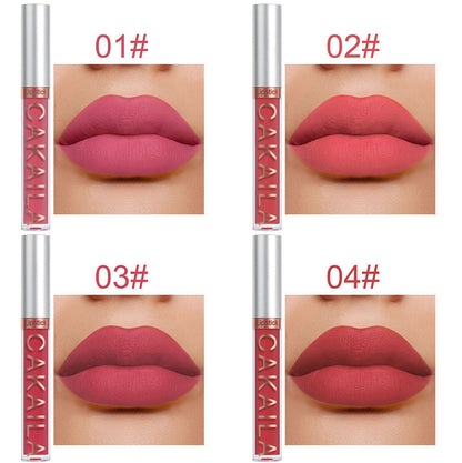 Pack Of 10 Matte Nonstick Cup Waterproof Lip Gloss Pure Ember