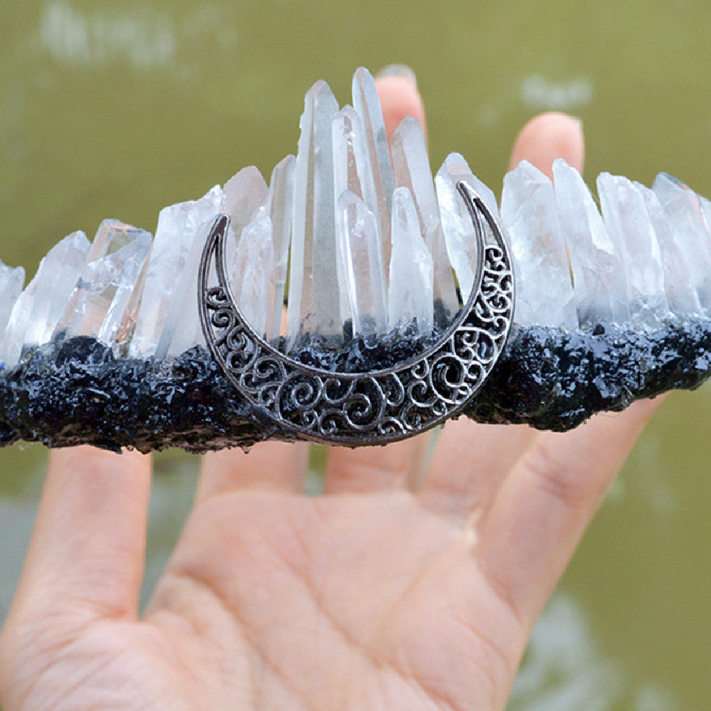 Natural Crystal Black Moon Accessories Pure Ember