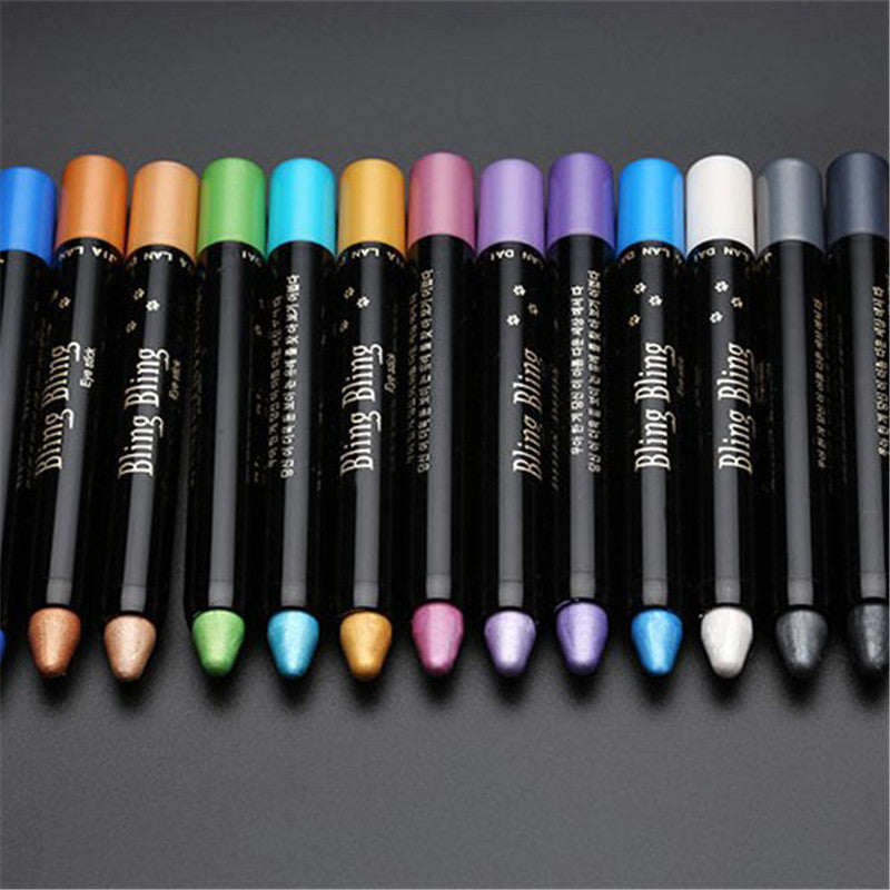 Pearlescent Vibrant Eyeshadow Pen Waterproof 15 Colours Pure Ember