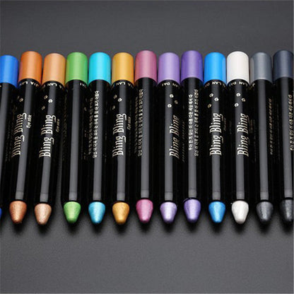 Pearlescent Vibrant Eyeshadow Pen Waterproof 15 Colours Pure Ember