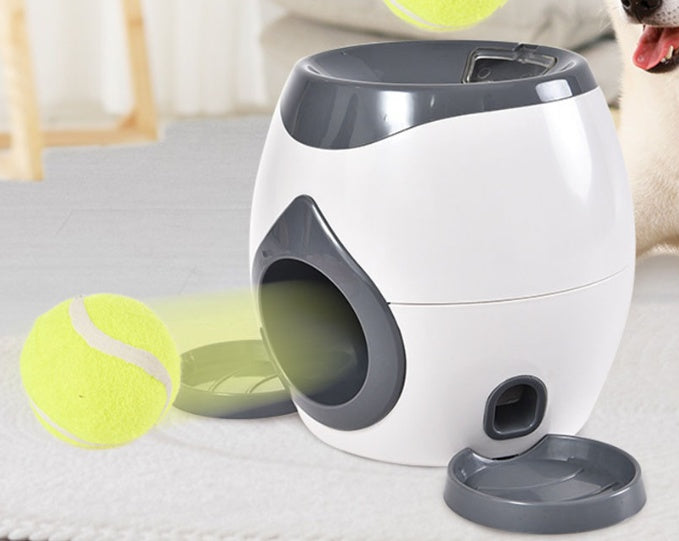 Smart Pet Feeder Tennis Ball Missing Device Throwing Reward Machine Pure Ember