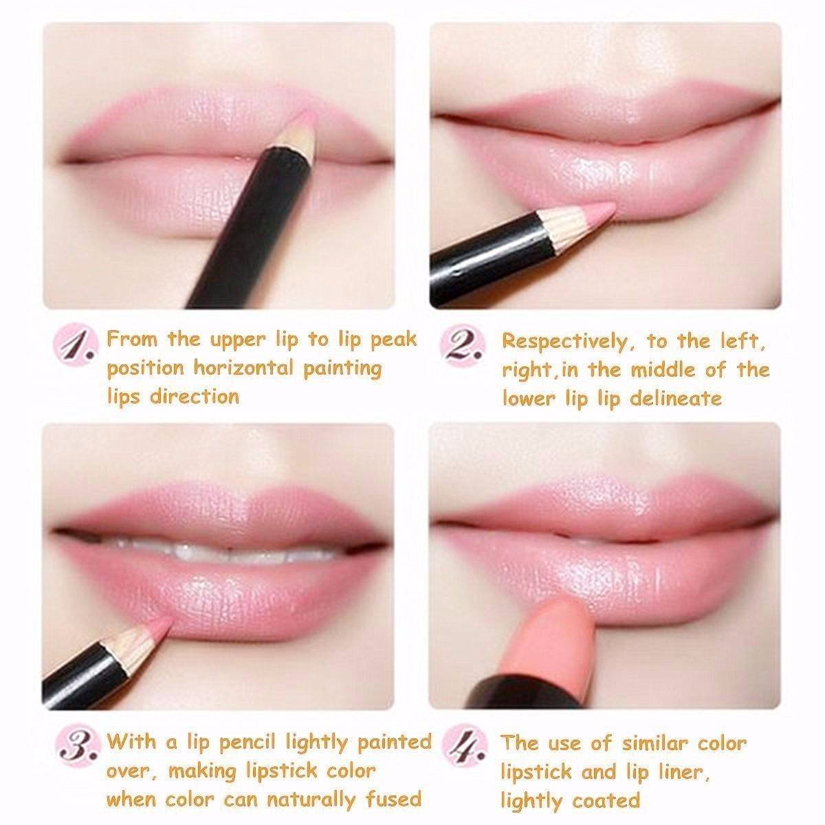 Lip Liner Pencil Kit x12 Pieces Pure Ember