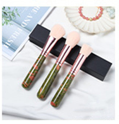Multifunctional Brush With Natural Crystal Handle Pure Ember