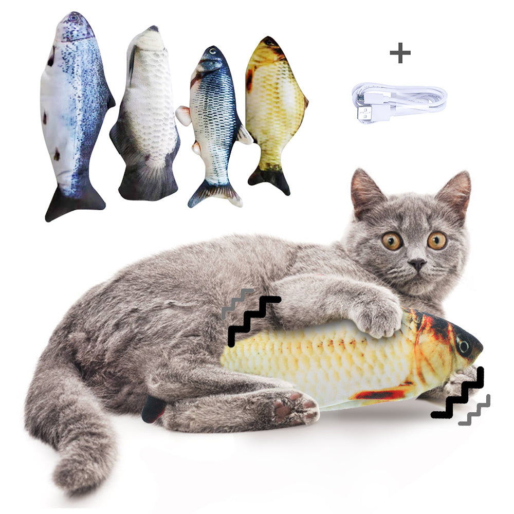 Without Cat Nip Version - Electric Jumping Fish Simulation Electric Fish Toy Pure Ember