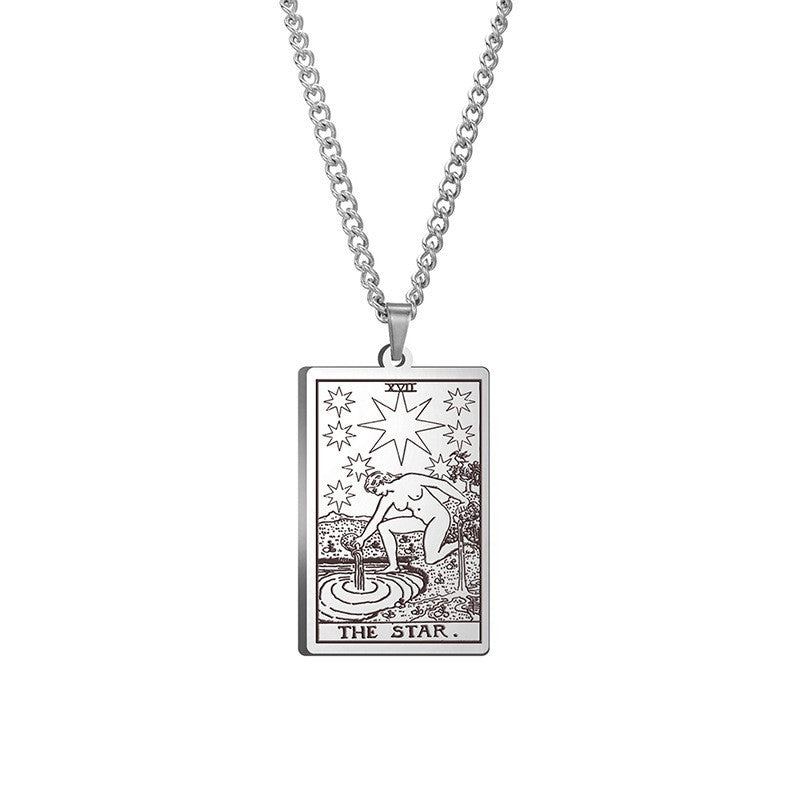 Tarot "The Star" Pendant Necklace Pure Ember