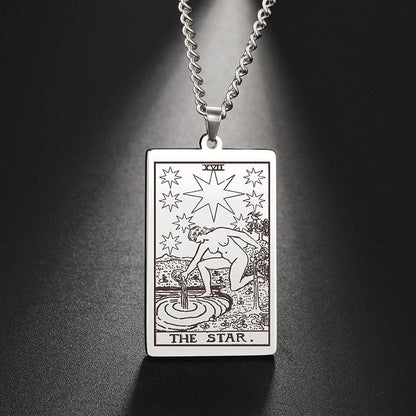 Tarot "The Star" Pendant Necklace Pure Ember