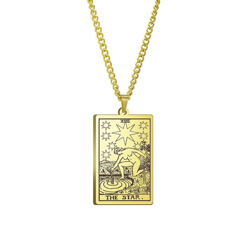Tarot "The Star" Pendant Necklace Pure Ember