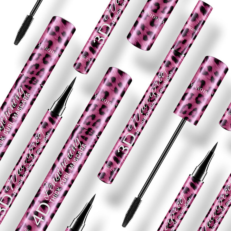 Red Leopard Eyeliner and Mascara Set Pure Ember