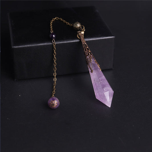 Natural Crystal Pendulum Energy Stone Natural Crystal Pure Ember