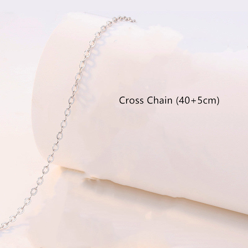 Sun Moon Shape Couple Necklaces - I Love You Projection Pendant Pure Ember