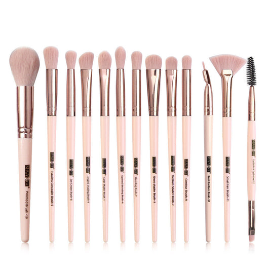 Factory Direct Sale Maange New Product 13 Eye Makeup Brush Set Eyeshadow Brush Beauty Tools Hot Sale Pure Ember