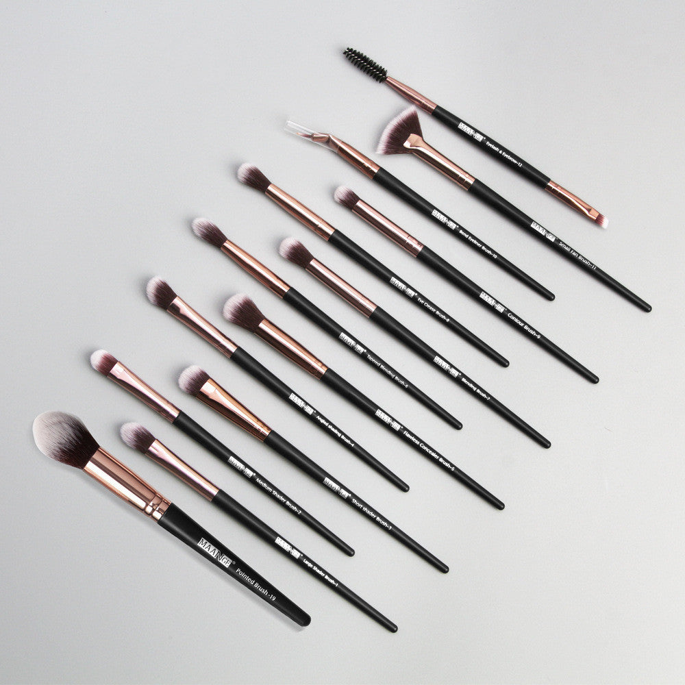 Factory Direct Sale Maange New Product 13 Eye Makeup Brush Set Eyeshadow Brush Beauty Tools Hot Sale Pure Ember
