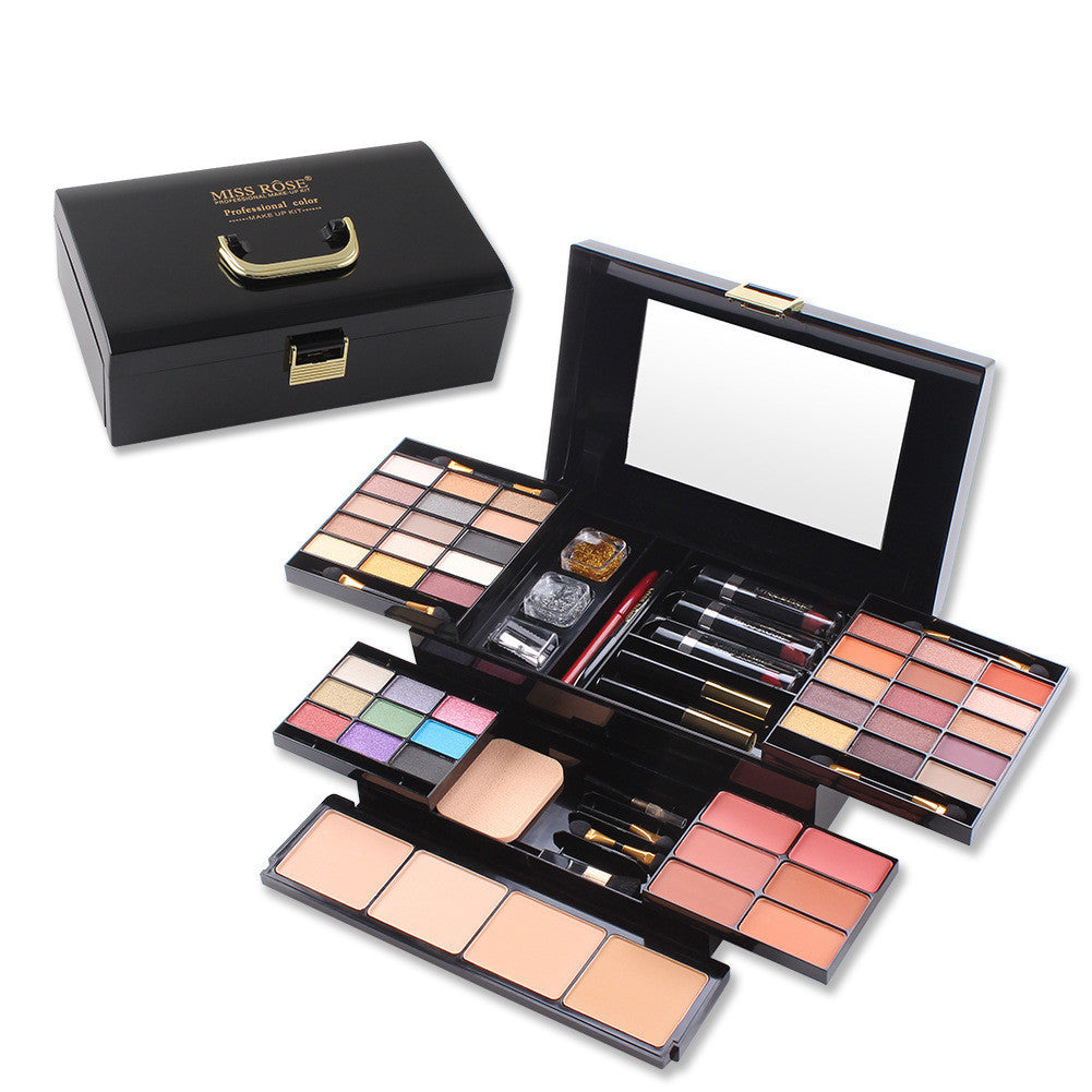 Miss Rose Cosmetic Bag Makeup Artist Special Makeup Box Eyeshadow Palette Wish Hot Sale Pure Ember
