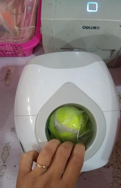 Smart Pet Feeder Tennis Ball Missing Device Throwing Reward Machine Pure Ember