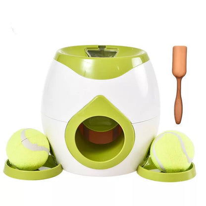 Smart Pet Feeder Tennis Ball Missing Device Throwing Reward Machine Pure Ember