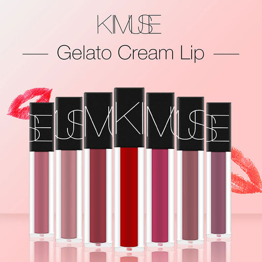 KIMUSE Makeup Matte Smooth Waterproof Lipstick Pure Ember