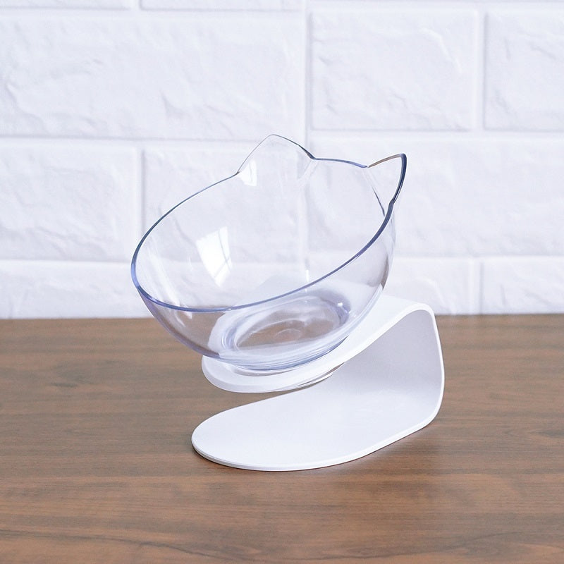 Cat Double Bowl Cat Food Bowl Protects Cervical Vertebra Pure Ember