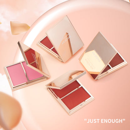 PHOFAY Double-Take Cream & Powder Blush Duo Pure Ember